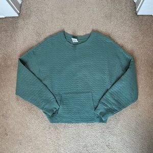Quilted Crewneck